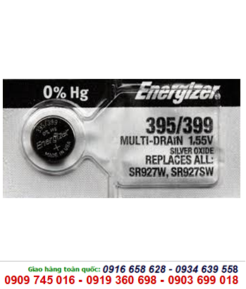 Pin đồng hồ đeo tay 1,55v Silver Oxide Energizer 395,SR927SW chính hãng Made in USA